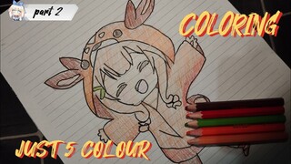 Draw Little Lolly😘😍 || Coloring -Umaru