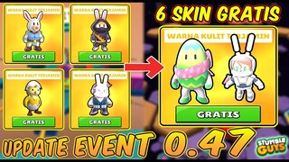 NEW BIG UPDATE 0.47! 6 SKIN GRATIS TANPA GACHA DAN EVENT EASTER EGGSTRAVAGANZA - Stumble Guys