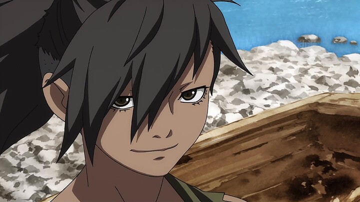 A boy raises a giant shark, but the shark eats people! "Dororo"
