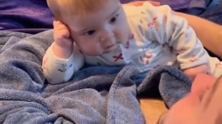 Babies have an innate sense of closeness toward their loved ones.