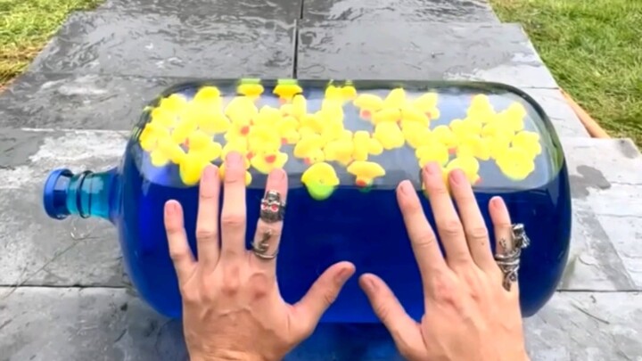 Cuộc thi ném chai lăn cầu thang phá hủy