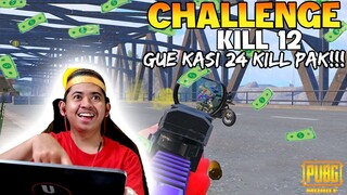 12 KILL SENDIRI!? GUE KASI 24 KILL PAKK! BELUM SEMPAT ROTASI CHALLENGE SELESAI !!! | PUBG Mobile