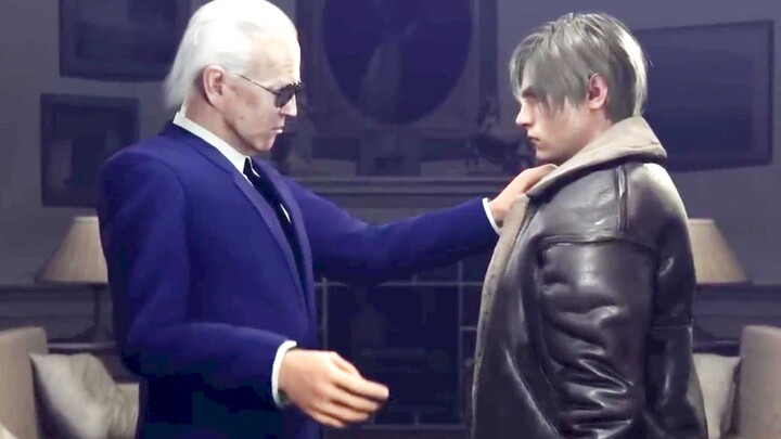 Resident Evil 4 Remake “Deleted” Segment 1: Leon Accepts a Mission from President Biden, by Aamon Ha
