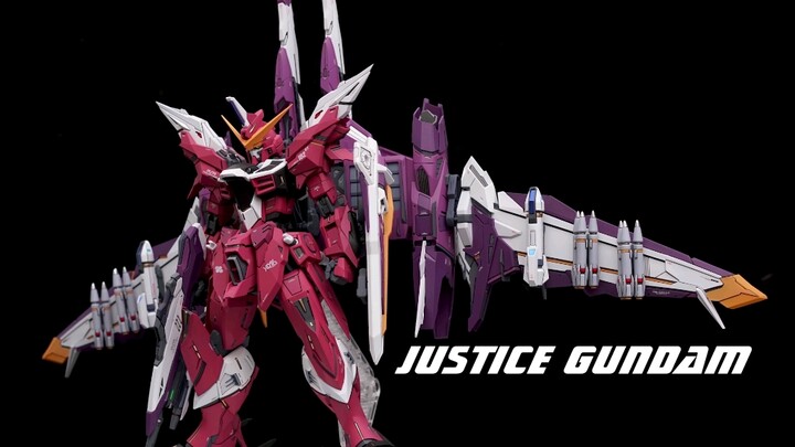 [อ้างอิงผลงาน] Bandai MG Justice Gundam + GK ดัดแปลง