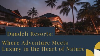 Dandeli Resorts Where Adventure Meets Luxury in the Heart of Nature