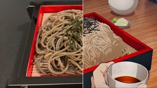 Replika mie soba Tanjiro yang sama