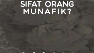 Sifat - Sifat Orang Munafik