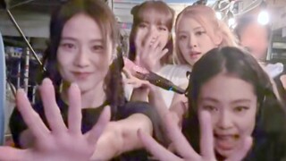 BLACKPINK四人合体 x 金智秀flower开花挑战！