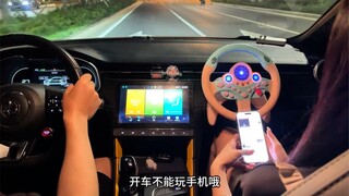 Give her a "steering wheel" too—no more motion sickness or boredom!