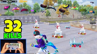 iPhone 8 Plus Pubg HANDCAM🔥 4 FINGER + Full GYRO | BEST GIRL PLAYER #30