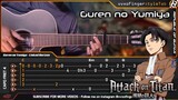 Attack on Titan OP - Guren no Yumiya - Fingerstyle Guitar Cover | TAB Tutorial