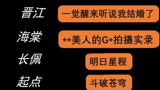 一眼就知道是谁家的文...晋江您为何如此突出！