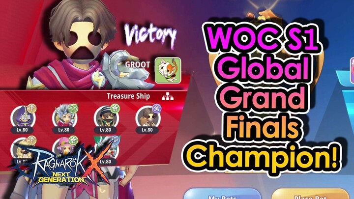 [ROX Global] Insane Assassin Cross Carry! Neps Leads Team Groot to WOC Glory | Global server WOC S1