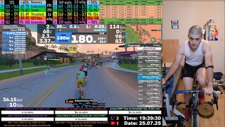 Zwift Cycling Workout 25.07.2025