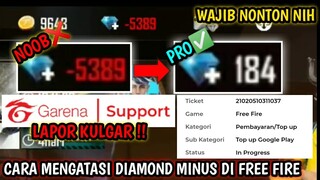 3 CARA MENGATASI DIAMOND MINUS DI FREE FIRE