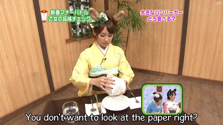 [H!F] Haromoni@ (2008.01.06) New Year's Special - Young Lady Manner Showdown! (H