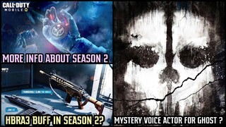 "HBRA3 BUFF" IN SEASON 2 | NEW VOICE ACTOR FOR "GHOST" | INFO ABOUT "GROUND FORCES SUBSCRIPTION"