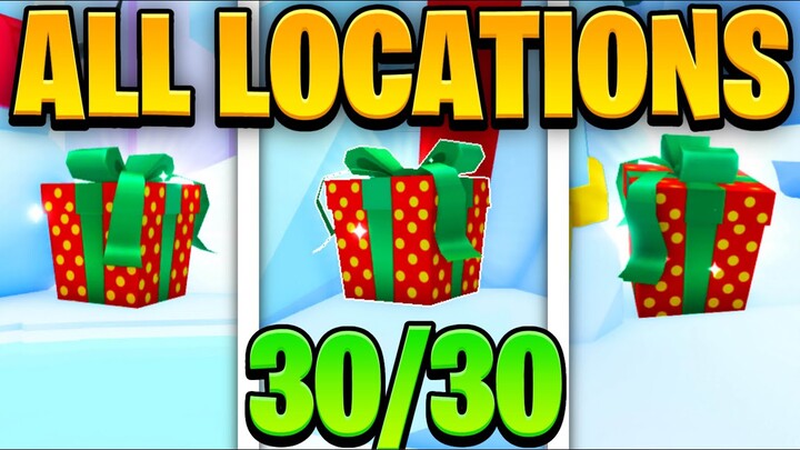 ALL *30* PRESENTS LOCATIONS In Roblox Pet Simulator 99!