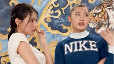 (G)I-DLE 230601 Tantangan "Kartu Ratu" Miyan x Li Jun