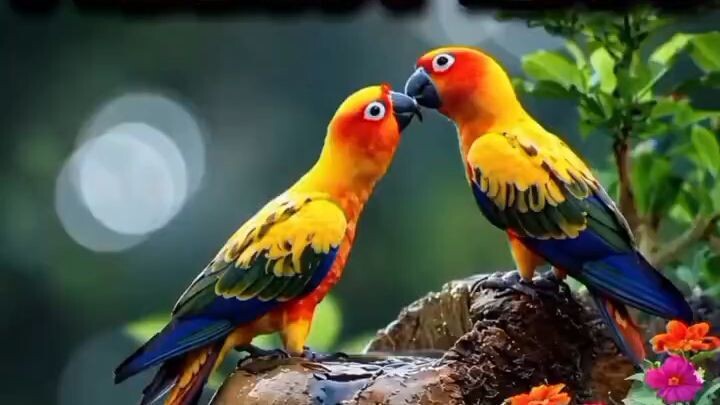 🦜 PARROT KISS ❤️