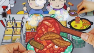 【定格动画】🍝在路边摊小吃店打工，吃货浪子的梦中情店！｜治愈系短片