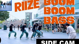 【Z轴舞团】路人视角看超高质量一镜到底路演RIIZE拉椅子最新回归曲Boom Boom Bass翻跳