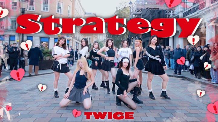 【TWICE - Strategy】Hey boy～｜兔粉集合！来看伦敦首车TWICE新回归曲翻跳｜一镜到底