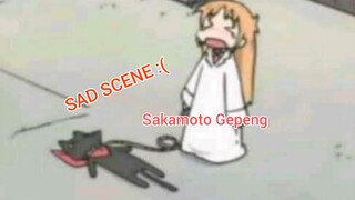 momen di mana Sakamoto (nichijou 2011), di bilang gepeng (FANDUB ID)