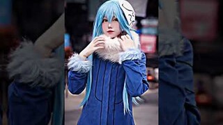 COSPLAYER RIMURU•#anime #jedak #cosplay #viral #kawaii #rimurutempest #rimuruedit jangan lupa like