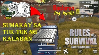 Sumakay sa Tuk-tuk ng kalaban laughtrip sa ROS