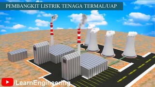 Bagaimana cara kerja pembangkit listrik tenaga termal uap