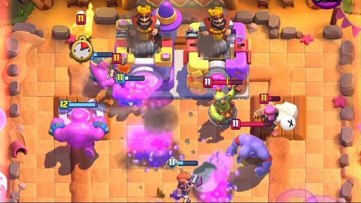 Clash Royale: 28/8 gameplay (Evolution Bonanza - intense fight!)