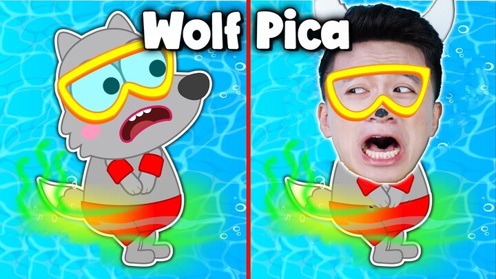 PICA WOLFOO WITH ZERO BUDGET! - WOLF FUNNY ANIMATED PARODY | Hilarious Cartoon