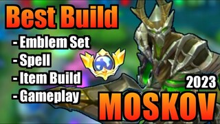 MOSKOV BEST BUILD 2023 | TOP 1 GLOBAL MOSKOV BUILD | MOSKOV - MOBILE LEGENDS | MLBB