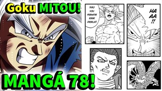 CAP 78 RESUMO - GOKU ELEVA O INSTINTO E IMPEDE O DESEJO DE ELEC - (PÁGINAS) DRAGON BALL SUPER TEORIA