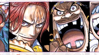 Four Emperors Luffy! Red Hair VS Green Bull! The Wano Country Arc is over! One Piece manga chapters 