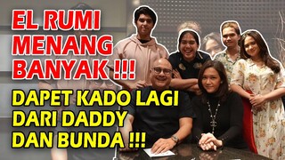 EL RUMI DAPET KADO ULTAH LAGI DARI BUNDA MAIA DAN DADDY IRWAN. MINTA CARIKAN JODOH AMA TISSA BIANI.