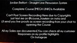 Jordan Belfort Course Straight Line Persuasion System download