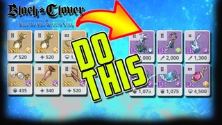 GET MORE LR Gear and Accessory Guide - Black Clover M