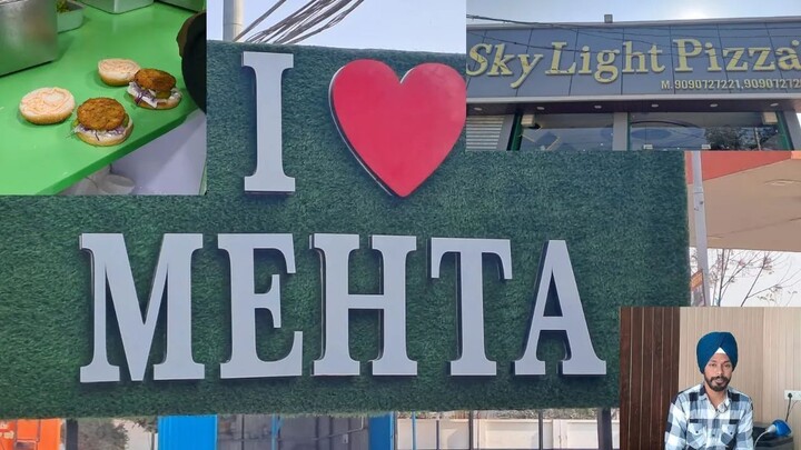 SKY LIGHT PIZZA FOOD POINT MEHTA ROAD TO GHUMAN ROAD APNA BUSINESS HARPREET SING