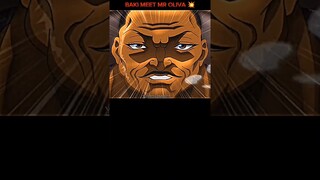 BAKI MEETS MR OLIVA #viral #anime #viral #bakivsoliva #yujiro#baki #shorts #shorts #yujiro #anime #v
