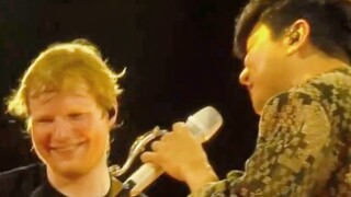 لين جونج جيه وإد شيران "السيد الأصفر" يغنيان معاً الأغنية الصينية "أغنية ليست لأجل أحد"