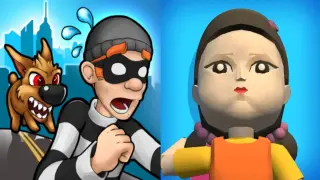 Robbery Bob vs Squid Game Challenge Gameplay Android,ios Part 52