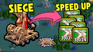 WAJIB TAU!! TUTORIAL MENGUBAH SIEGE MENJADI SPEED UP dan RSS DI KVK | Rise Of Kingdoms ROK