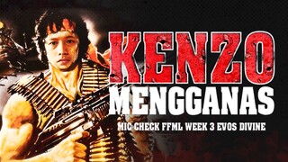 Kenzo Ngamuk Ges! | Mic Check FFML Season 4 Div 1 - EVOS Divine