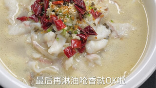 Clear Soup Boiled Fish