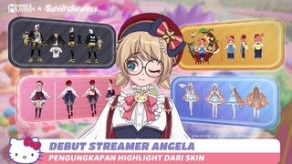 Debut Streamer Angela | Skin MLBB X Sanrio Characters secara Detail | Mobile Legends: Bang Bang