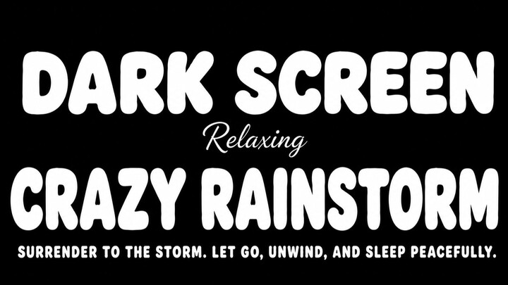 I’ve Never Heard Rain This Wild Before 🌧️⛈️ | Crazy Rainstorm Sounds