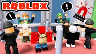เรา4คนต้องปล้นธนาคารและขนเงินหนีออกมาให้ได้! Roblox | Escape The Bank Obby!
