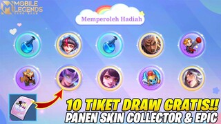 DAPAT SKIN COLLECTOR DARI TIKET DRAW GRATIS DI EVENT MLBB X HELLO KITTY SANRIO CHARACTERS!! - MLBB